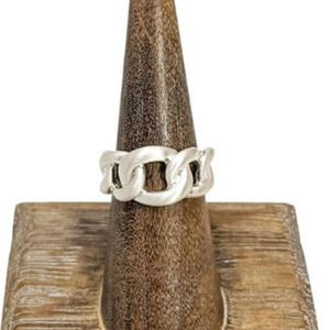 Chain Link Cuff Ring - Adjustable